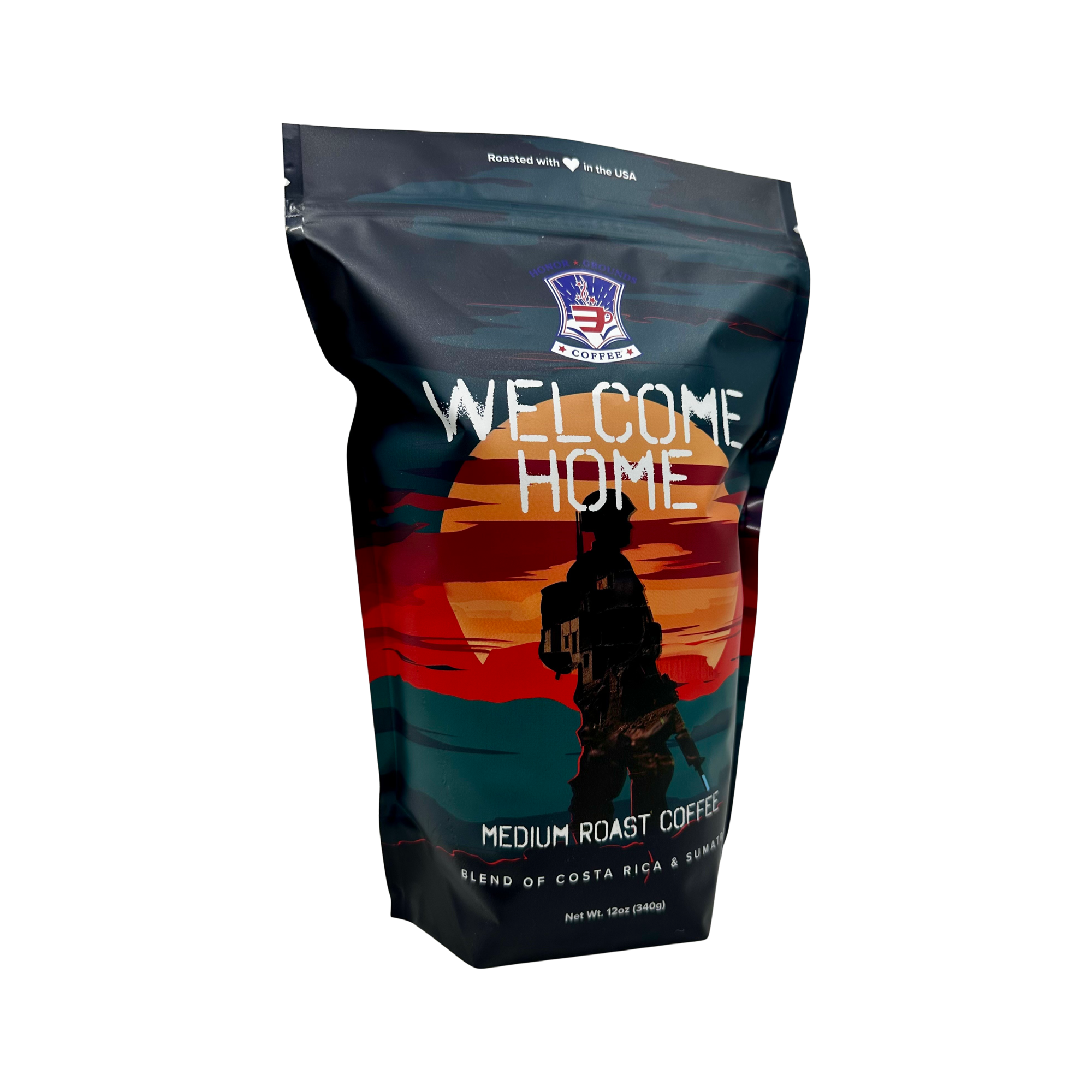 Honor Grounds: Strong Coffee. Stronger Purpose 12oz
